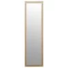 B&M Over Door Mirror 120 X 30cm - Brown