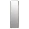 B&M Over Door Mirror 120 X 30cm - Black