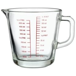 B&M Glass Measuring Jug 500ml -B&M Home Sales Store 314251 500ml glass measuring jug 2