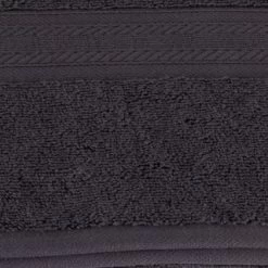 B&M Signature Zero Twist Bath Sheet - Charcoal -B&M Home Sales Store 317252 Signature Charcoal Bath Sheet1