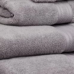 B&M Signature Zero Twist Bath Towel - Grey -B&M Home Sales Store 3172653 317254 317255 317256 Signature Zero Twist grey towels 2 2