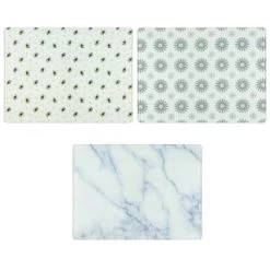 B&M Glass Chopping Board - Geo 3 B&M Glass Chopping Board - Geo -B&M Home Sales Store 320025 glass chopping board group