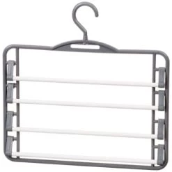 B&M Swivel Hook Trouser Hangers 2pk -B&M Home Sales Store 320026 2 pack Trouser Hanger 2