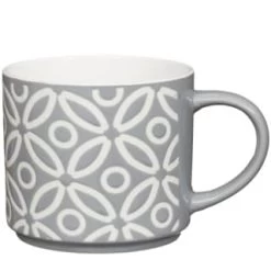 B&M Jumbo Embossed Stacking Mugs 4pk -B&M Home Sales Store 329369 Jumbo Embossed Stacking Mugs Set of 4 2