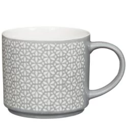 B&M Jumbo Embossed Stacking Mugs 4pk -B&M Home Sales Store 329369 Jumbo Embossed Stacking Mugs Set of 4 3