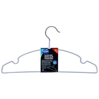 B&M Addis Slimline Non-Slip Hangers 5pk 1 B&M Addis Slimline Non-Slip Hangers 5pk