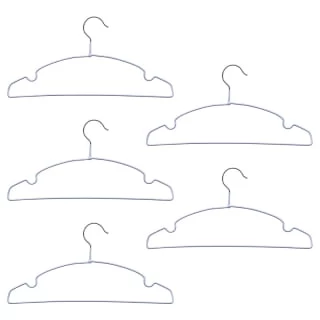B&M Addis Slimline Non-Slip Hangers 5pk 2 B&M Addis Slimline Non-Slip Hangers 5pk - Image 2