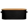 B&M The Organised Kitchen Bread Bin - Black