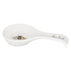 B&M Ceramic Spoon Rest -B&M Home Sales Store 337110 ceramic spoon rest bee kind 2