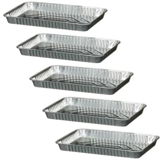 B&M Foil Baking Trays 5pk 2 B&M Foil Baking Trays 5pk - Image 2