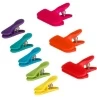 B&M Home Sales Store -B&M Home Sales Store 341606 8pk rainbow bag clips 8