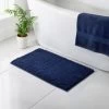 B&M Signature Microfibre Noodle Bath Mat - Navy