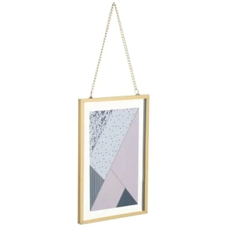 B&M Gold Hanging Picture Frame 4 X 6" 2 B&M Gold Hanging Picture Frame 4 X 6" - Image 2