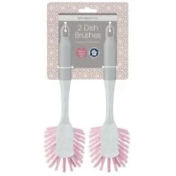 B&M Dish Brushes 2pk - Blush 10 B&M Dish Brushes 2pk - Blush -B&M Home Sales Store 345628 2 printed dish brushes blush 3