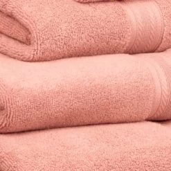 B&M Signature Zero Twist Hand Towel - Blush 5 B&M Signature Zero Twist Hand Towel - Blush -B&M Home Sales Store 345690 345695 345696 345697 signature zt blush 2 1