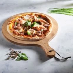 B&M Wooden Pizza Board -B&M Home Sales Store 346842 wooden chop and serve board