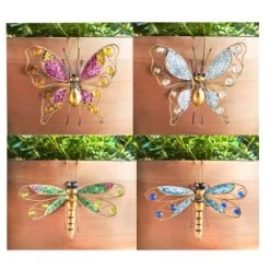 B&M Glitter Plant Pot Hook - Pink Butterfly 3 B&M Glitter Plant Pot Hook - Pink Butterfly -B&M Home Sales Store 353658 glitter planter art group