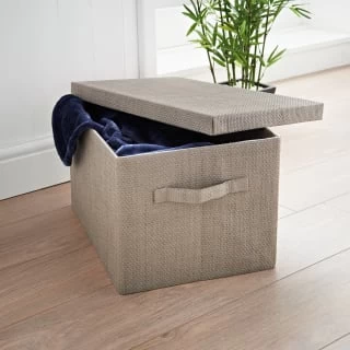 B&M Foldable Storage Box - Grey 1 B&M Foldable Storage Box - Grey