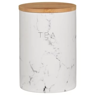 B&M Marble Effect Kitchen Canisters 3pc 4 B&M Marble Effect Kitchen Canisters 3pc - Image 4