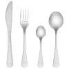 B&M Heart Embossed Cutlery Set 16pc