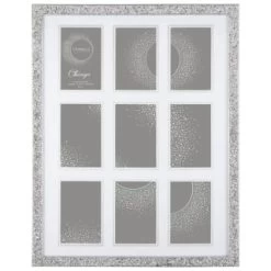 B&M Multi Aperture Jewel Photo Frame 9pc