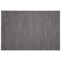 B&M Metallic Woven Placemats - Charcoal 4pk -B&M Home Sales Store 363876 4pk woven charcoal placemats 4