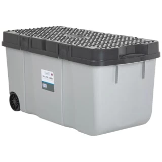 B&M Deluxe Storage Box 100L - Grey 1 B&M Deluxe Storage Box 100L - Grey