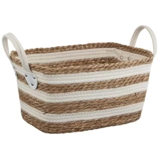 B&M Tribal Nature Striped Wicker Basket 1 B&M Tribal Nature Striped Wicker Basket