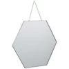B&M Hanging Hexagon Mirror - Silver