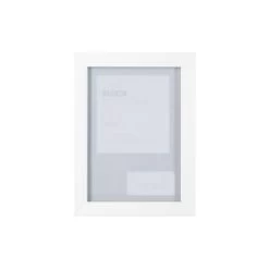 B&M Block Photo Frame 5 X 7" 2pk - White -B&M Home Sales Store 367046 2pk block photo frame 5x7 white 2