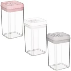B&M Vacuum Storage Container 2.3L - White 5 B&M Vacuum Storage Container 2.3L - White -B&M Home Sales Store 368011 368012 368013 vacuum storage 2 3l white 1