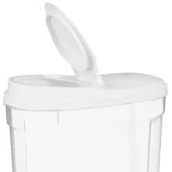 B&M Cereal Storage Container Set 2pk - White -B&M Home Sales Store 368613 cereal storage set 2 pk white 4