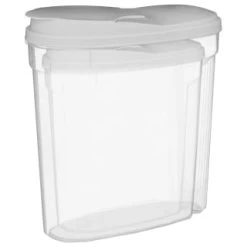B&M Cereal Storage Container Set 2pk - Grey 10 B&M Cereal Storage Container Set 2pk - Grey -B&M Home Sales Store 368615 cereal storage set 2 pk grey 2