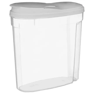 B&M Cereal Storage Container Set 2pk - Grey 4 B&M Cereal Storage Container Set 2pk - Grey - Image 4