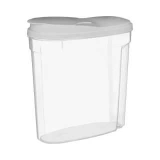 B&M Cereal Storage Container Set 2pk - Grey 2 B&M Cereal Storage Container Set 2pk - Grey - Image 2