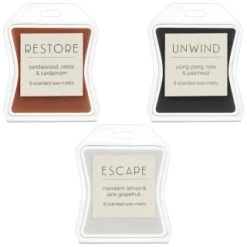 B&M Spa Wax Melts 9pk - Restore -B&M Home Sales Store 368687 368689 368695 spa wax melts group 1