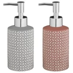 B&M Mosaic Soap Dispenser - Grey -B&M Home Sales Store 368923 368926 mosaic soap dispenser main