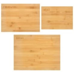 B&M Bamboo Chop Boards 3pc -B&M Home Sales Store 369676 3pc bamboo chop boards group