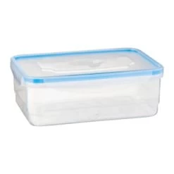B&M Clip Top Food Containers 4pk - Blue -B&M Home Sales Store 369681 4pk clip top food containers blue 3