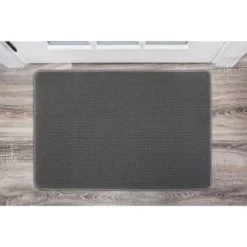 B&M Loop Washable Doormat 50 X 75cm - Grey 4 B&M Loop Washable Doormat 50 X 75cm - Grey -B&M Home Sales Store 370205 loop washable doormat 50x75cm grey