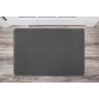 B&M Loop Washable Doormat 50 X 75cm - Grey 2 B&M Loop Washable Doormat 50 X 75cm - Grey - Image 2