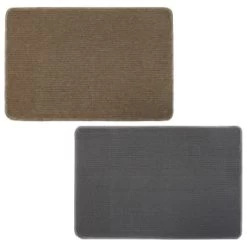 B&M Loop Washable Doormat 50 X 75cm - Grey 5 B&M Loop Washable Doormat 50 X 75cm - Grey -B&M Home Sales Store 370206 loop washable doormat 50x75cm natural 1