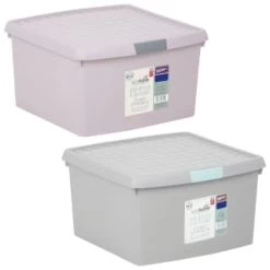 B&M Waffle Clip Box 25.5L - Blush 13 B&M Waffle Clip Box 25.5L - Blush -B&M Home Sales Store 375471 375472 25 5l waffle clip box group 1