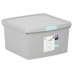 B&M Waffle Clip Box 25.5L - Grey