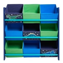 B&M Glow In The Dark Dinosaur 9 Tub Storage Drawers -B&M Home Sales Store 375936 dinostar 9 tub storage 1