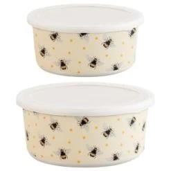 B&M Round Tubs 2pk - Bees -B&M Home Sales Store 375966 2pk reuse and repurpose round tubs bee 5