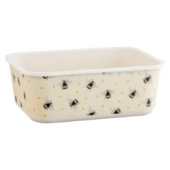 B&M Rectangular Tubs 2pk - Bees -B&M Home Sales Store 375968 2pk reuse and repurpose rectangle tubs bee 2
