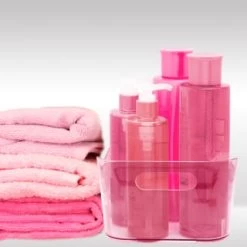 B&M Small Clear Storage Tub -B&M Home Sales Store 376039 376040 clear storage tub 3 1