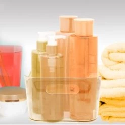 B&M Small Clear Storage Tub -B&M Home Sales Store 376039 376040 clear storage tub 4 1