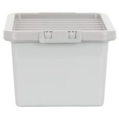 B&M Storage Box With Lid 11L - Graphite -B&M Home Sales Store 377031 11l storage box grey
